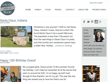 Tablet Screenshot of laughwithusblog.com